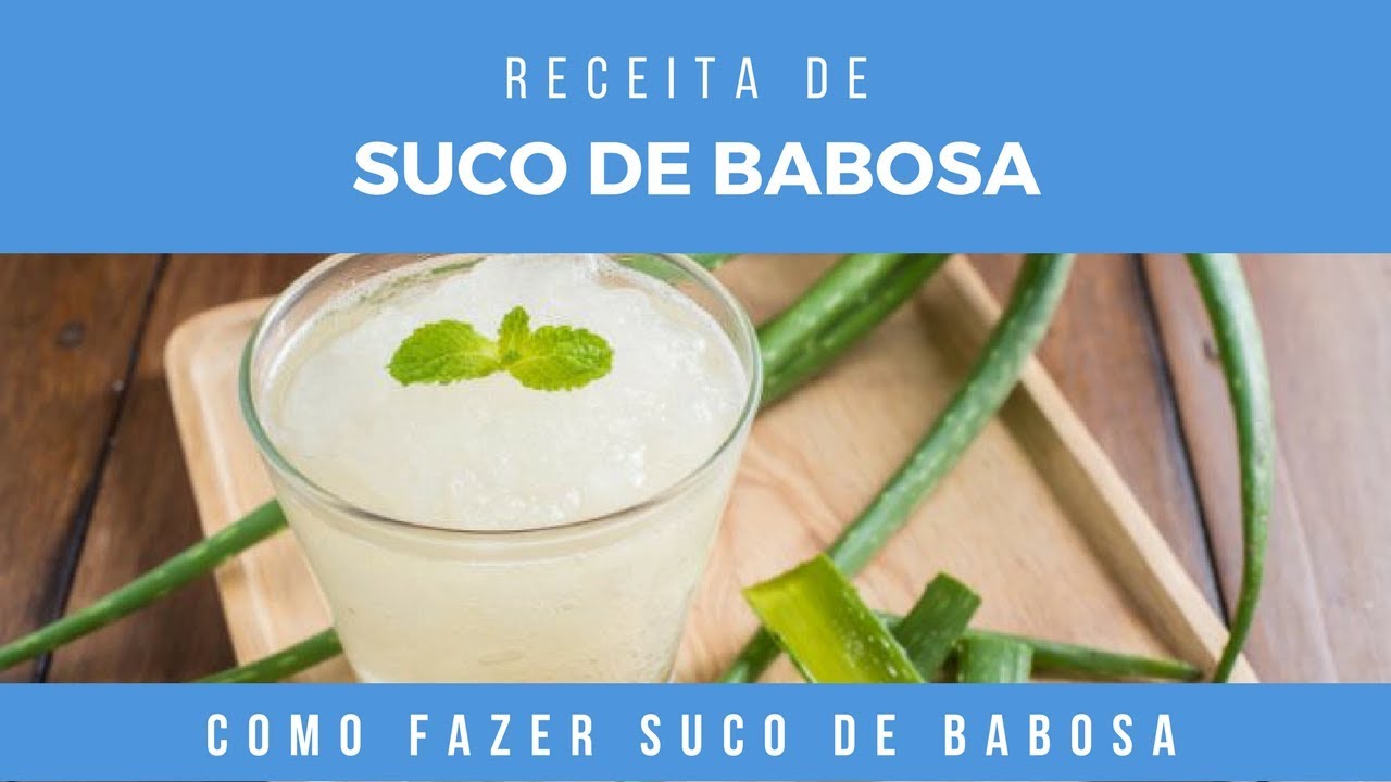 Receita de suco de babosa para emagrecer - Blog Jejum Intermitente