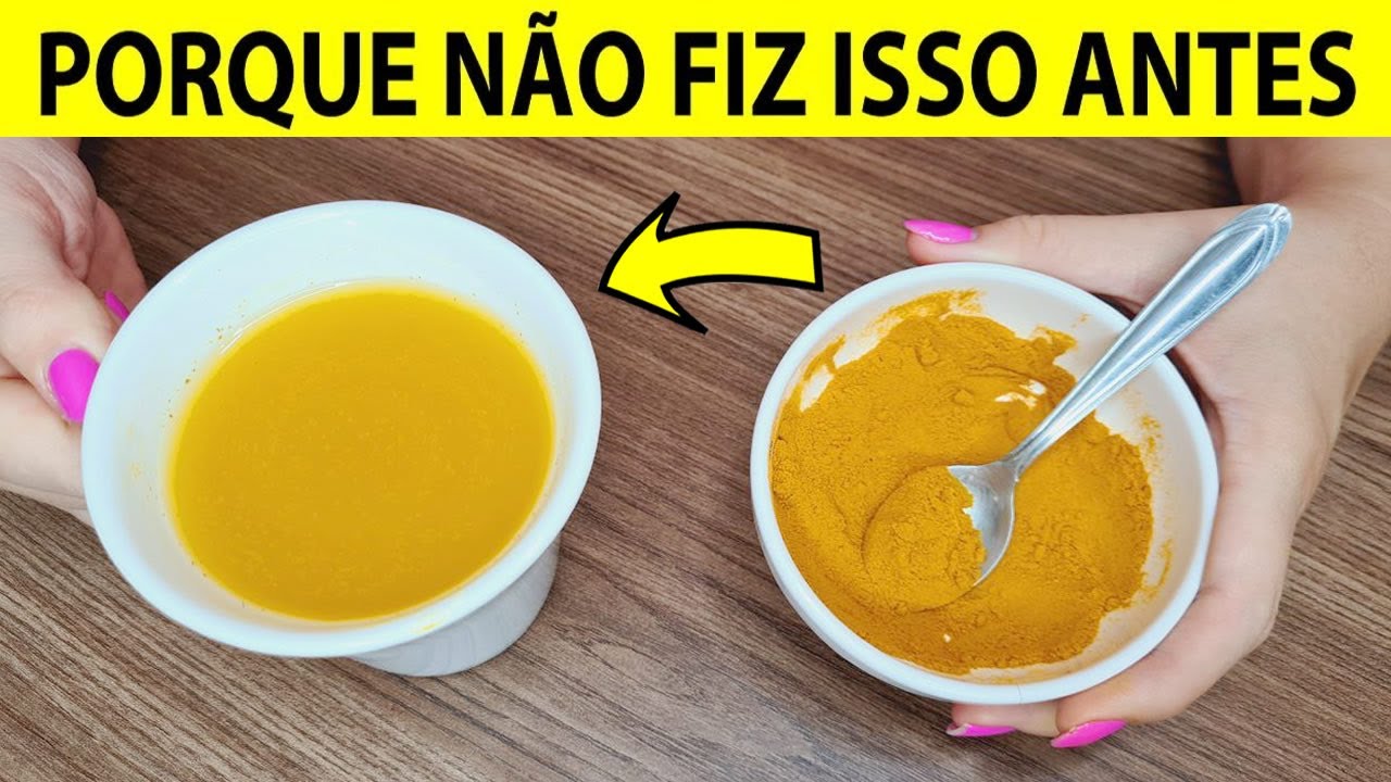 ÁGUA COM AÇAFRÃO