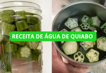 receita de água de quiabo