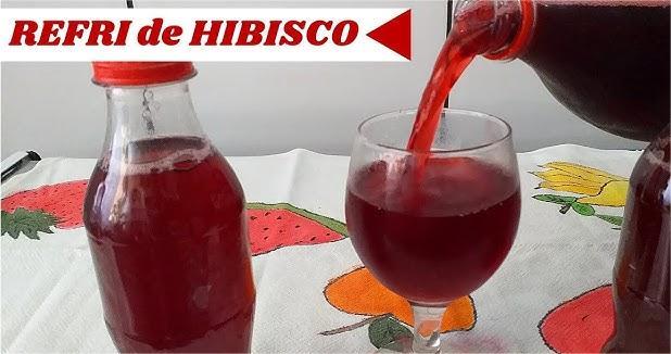 Receita de Refrigerante de Hibisco
