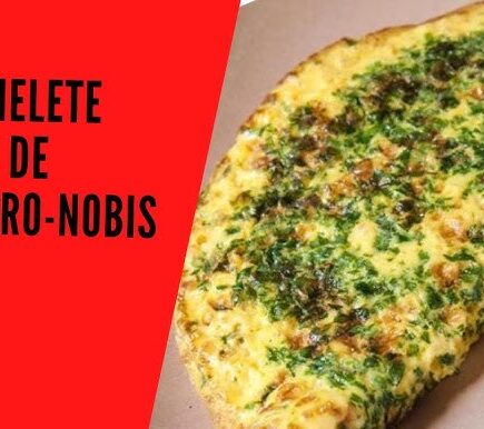 Receita de Omelete de Ora-Pro-Nóbis