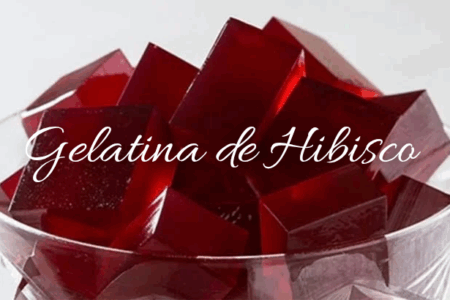 Receita de Gelatina de Hibisco