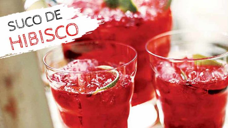 Receita de Suco de Hibisco - Com APENAS 3 Ingredientes!!!