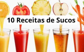 10 Receitas de Sucos - Refrescantes e saudáveis!!!