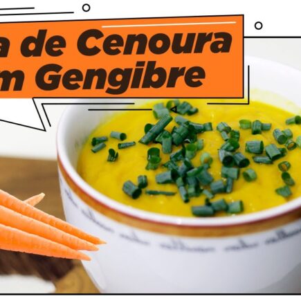Receita de Sopa de Cenoura com Gengibre - Saboroso e Nutritivo!