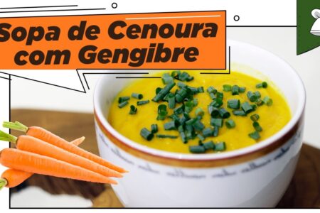 Receita de Sopa de Cenoura com Gengibre - Saboroso e Nutritivo!
